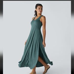 HALARA Teal Maxi Dress